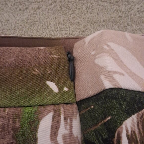 Women’s Worthington Cotton SKIRT ‘Green Island Retreat’ Tropical Forest Sz. 12 - Picture 8 of 8